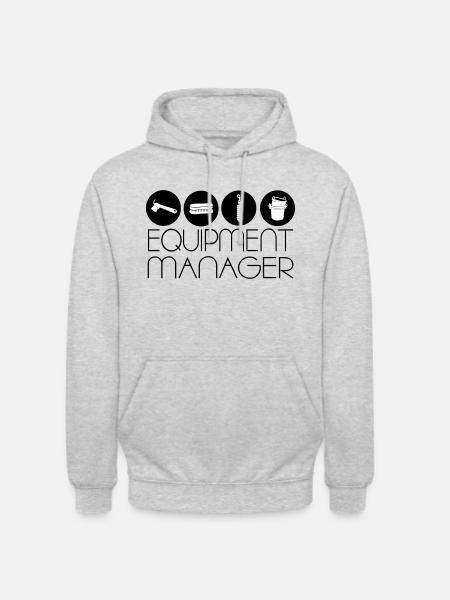 Equipment manager icons - Unisex Hoodie - Hellgrau meliert