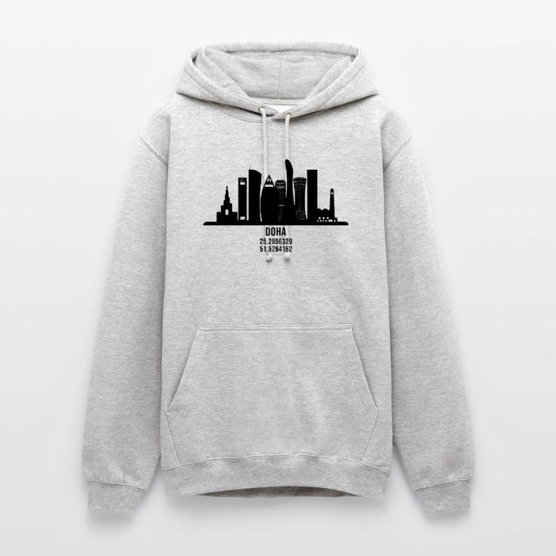 Qatar Doha doha qatar Sweat-shirt à capuche unisexe