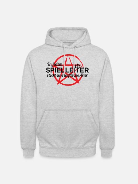 Pen and Paper Spielleiter - Unisex Hoodie - Hellgrau meliert