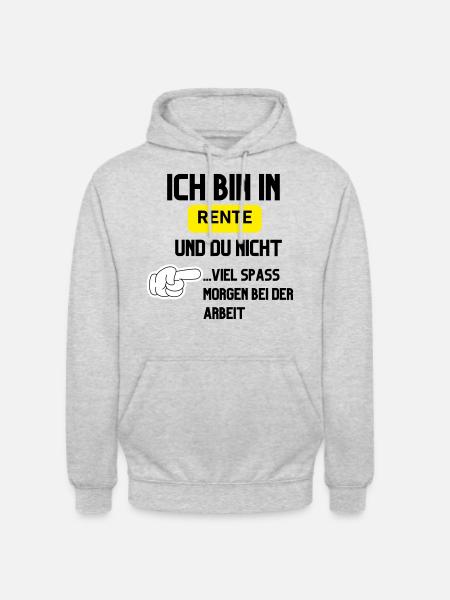 I'm retired - Unisex Hoodie - light heather grey