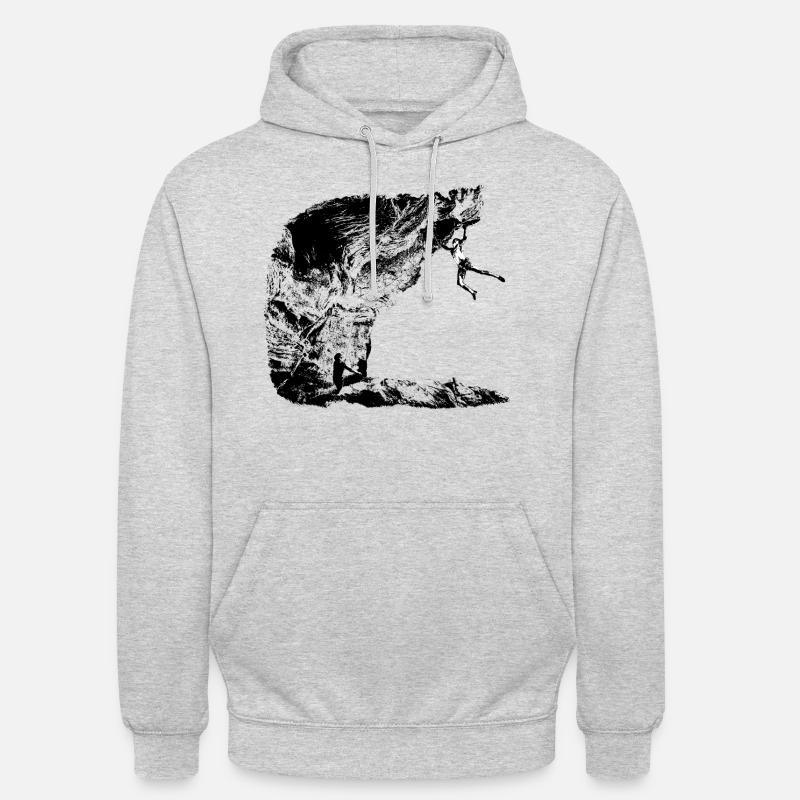 Nice Move - Unisex Hoodie - Hellgrau meliert