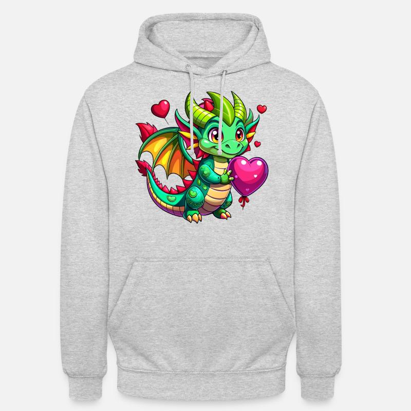 Farbenfroher Drache - Unisex Hoodie - undefined