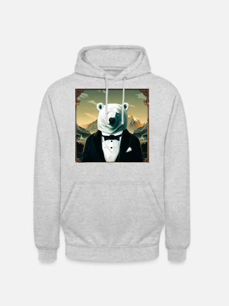 James Cool - Unisex Hoodie - Hellgrau meliert