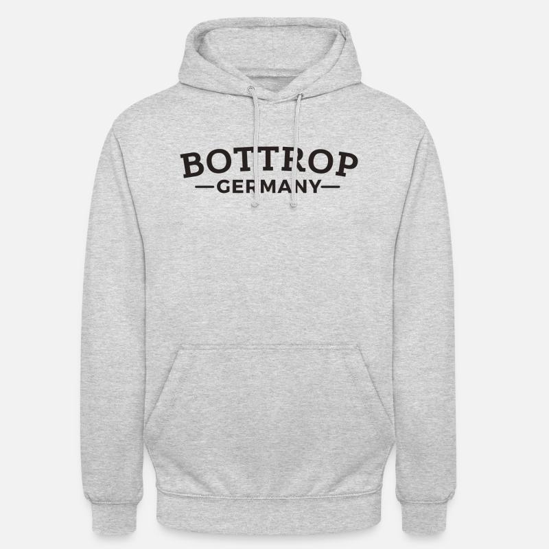 Bottrop Germany Heimat Geschenkidee - Unisex Hoodie - Hellgrau meliert