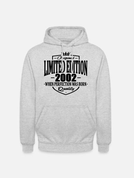 Limited edition 2002 - Unisex Hoodie - light heather grey
