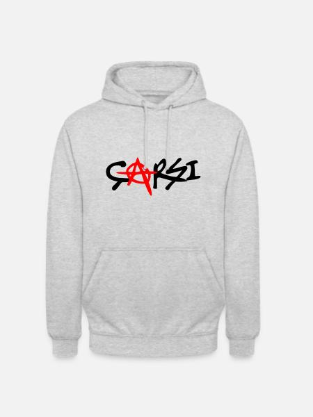 Carsi - Unisex Hoodie - Hellgrau meliert
