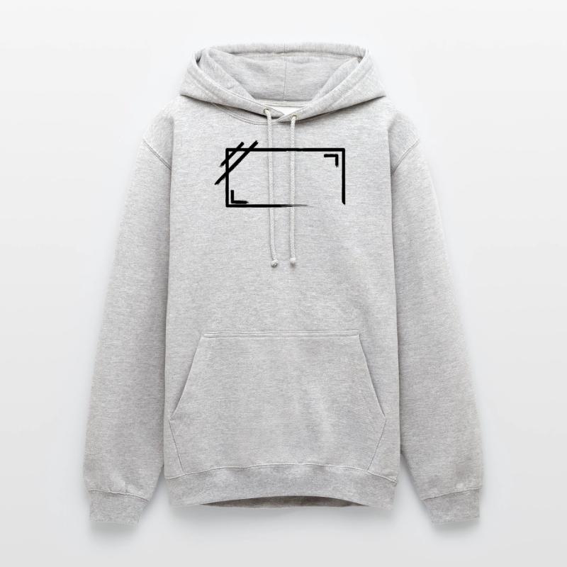 Weathered Rectangular Frame Strokes Unisex Hoodie