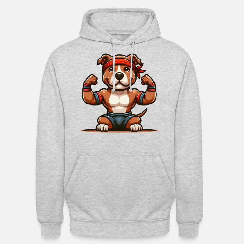 Pitbull Le Carrossier - Sweat-shirt à capuche unisexe - gris clair chiné