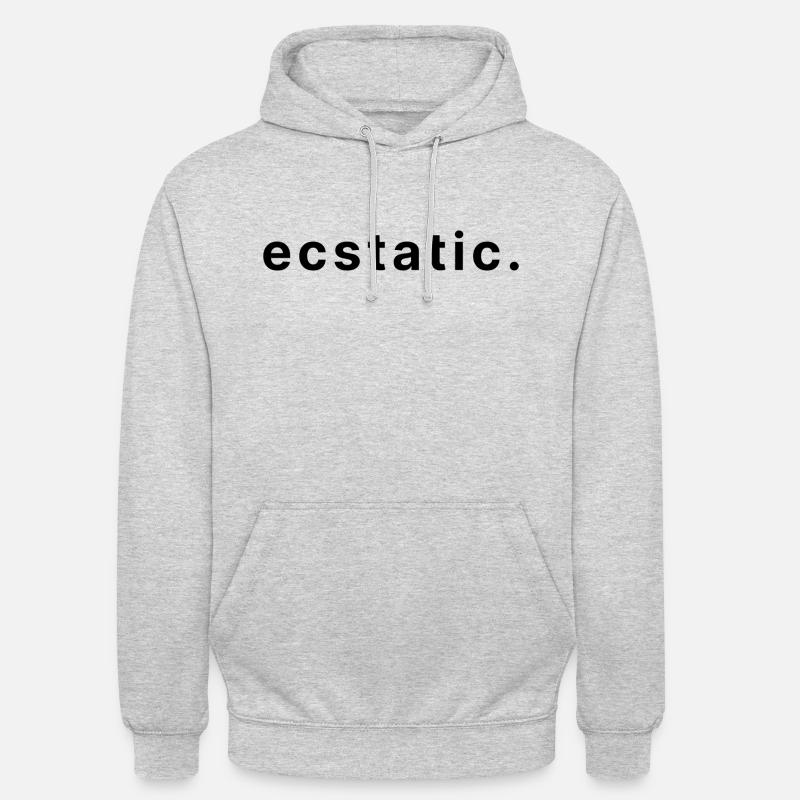 ecstatic. - Unisex Hoodie - Hellgrau meliert