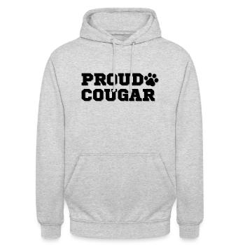 STOLZER - Unisex Hoodie - Hellgrau meliert - Vorne - Alina (178cm) & Michal (187cm)