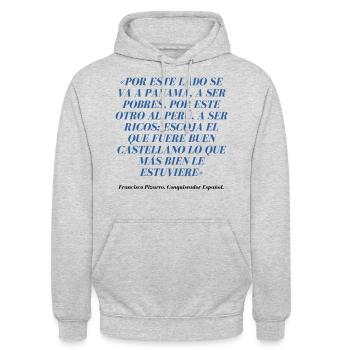 Die 13 des Ruhms - Unisex Hoodie - Hellgrau meliert - Vorne - Alina (178cm) & Michal (187cm)