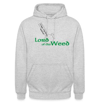 Lord of the Weed - Unisex Hoodie - light heather grey - Front - Alina (178cm) & Michal (187cm)