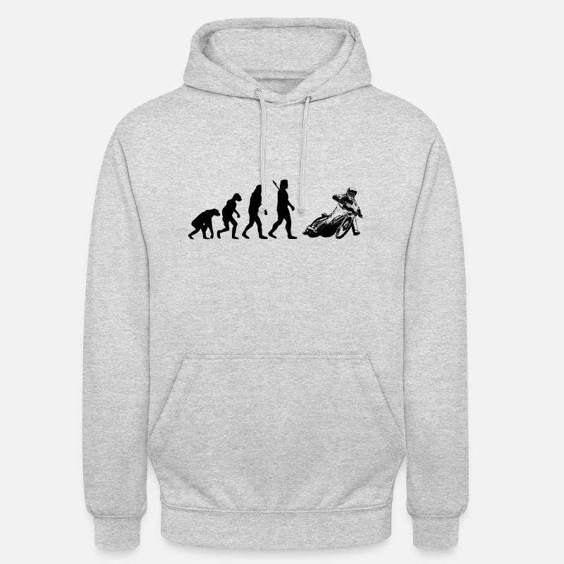 Evolution Speedway - Unisex Hoodie - Hellgrau meliert