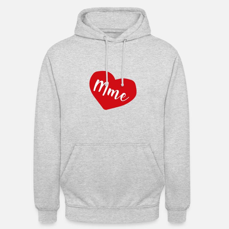 Frau Ehepaar - Unisex Hoodie - Hellgrau meliert