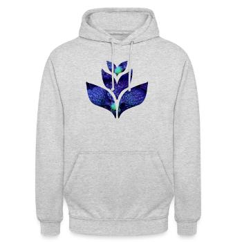 Design - Unisex Hoodie - light heather grey - Front - Alina (178cm) & Michal (187cm)