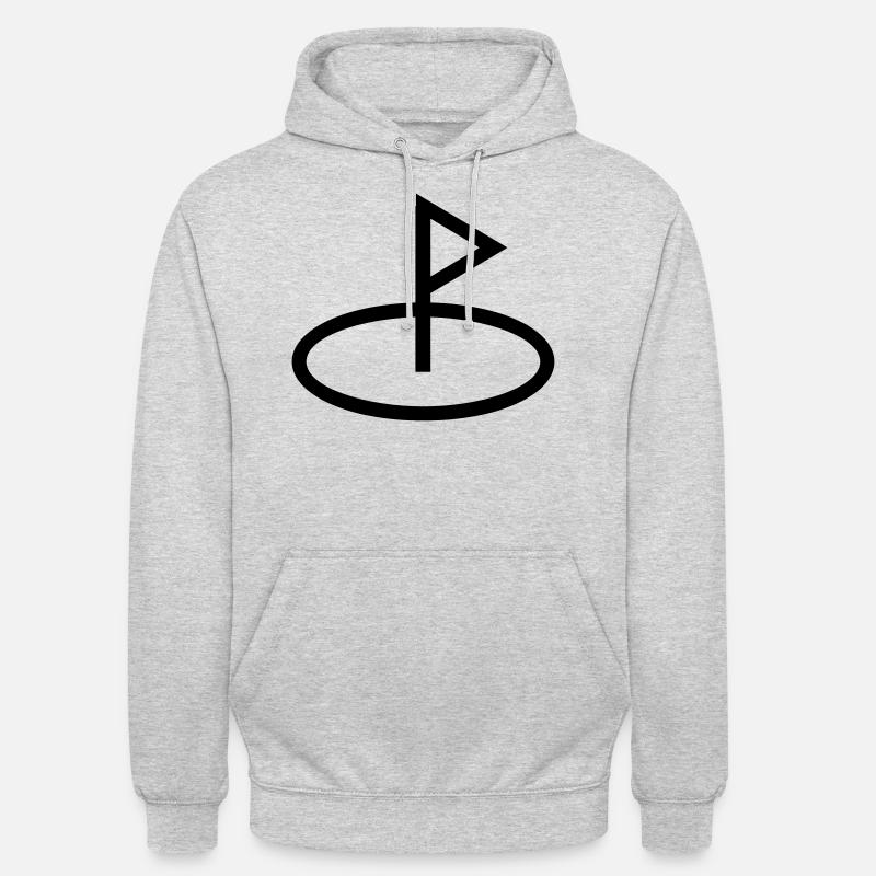 golf - Sweat-shirt à capuche unisexe - gris clair chiné