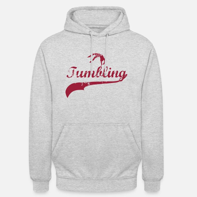 Tumbling - Sweat-shirt à capuche unisexe - gris clair chiné