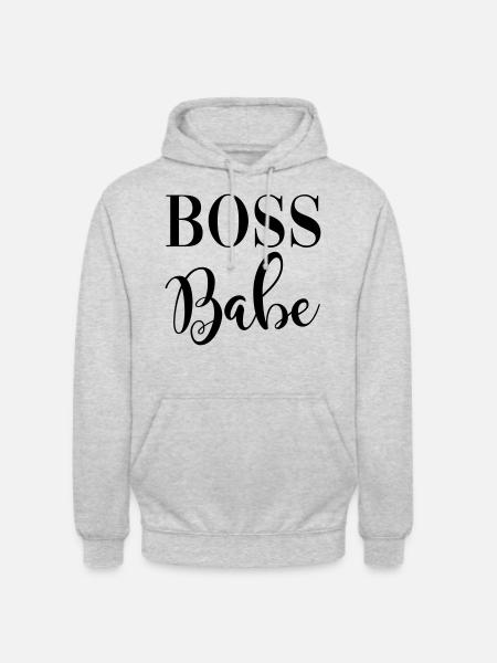 Boss Babe - Unisex Hoodie - light heather grey