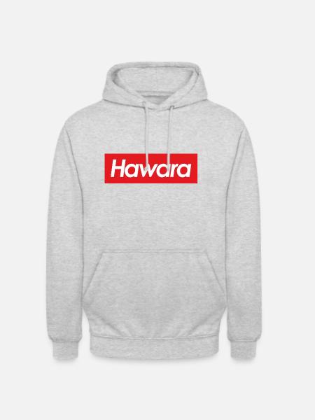 Hawara Haberer dialect Bavarian Austrian - Unisex Hoodie - light heather grey