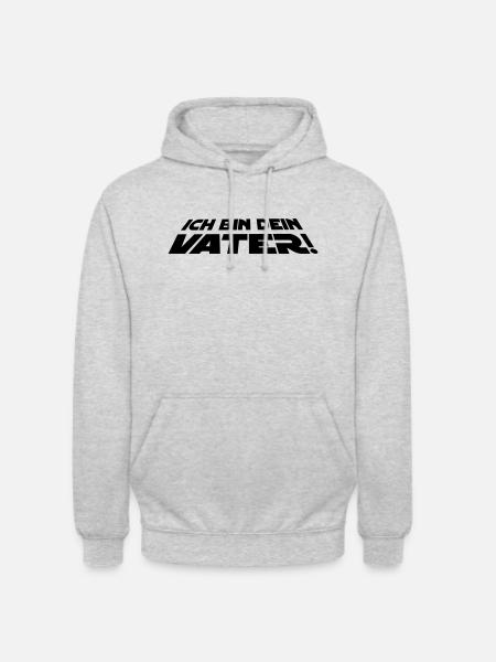 Ich bin dein Vater - Unisex Hoodie - Hellgrau meliert