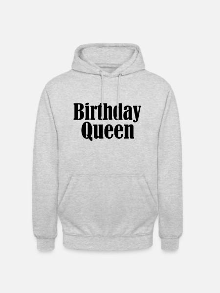 Birthday queen - Unisex Hoodie - light heather grey