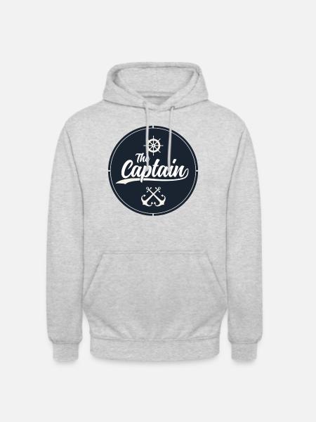 Captain - Unisex Hoodie - light heather grey