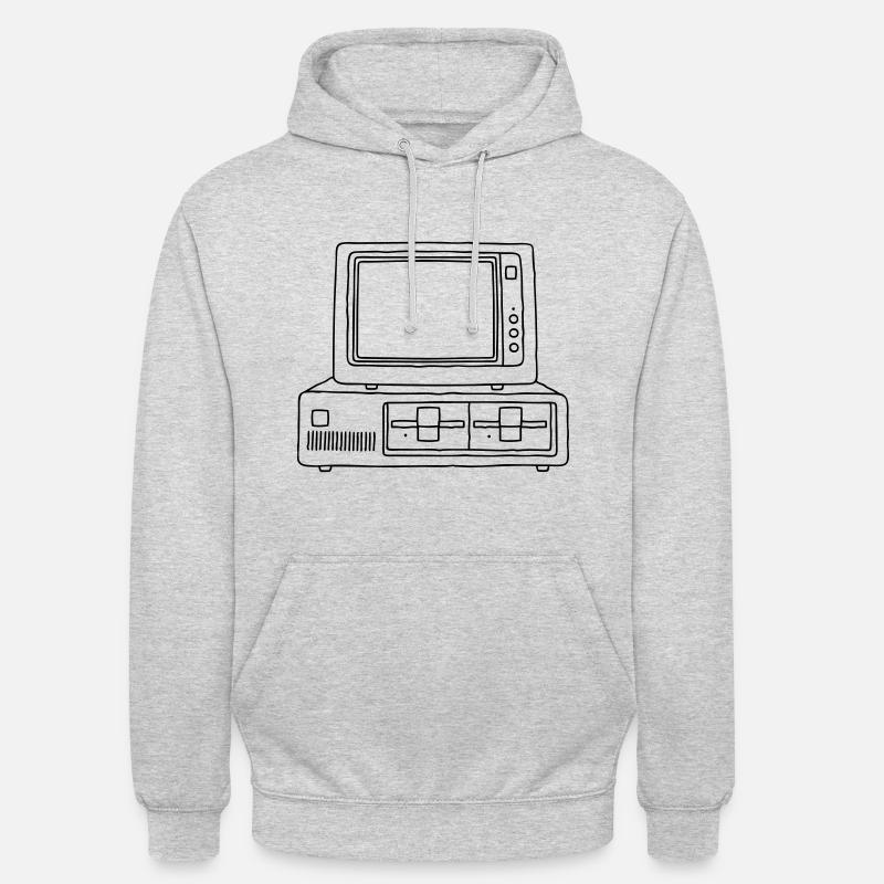 PC Computer - Unisex Hoodie - light heather grey