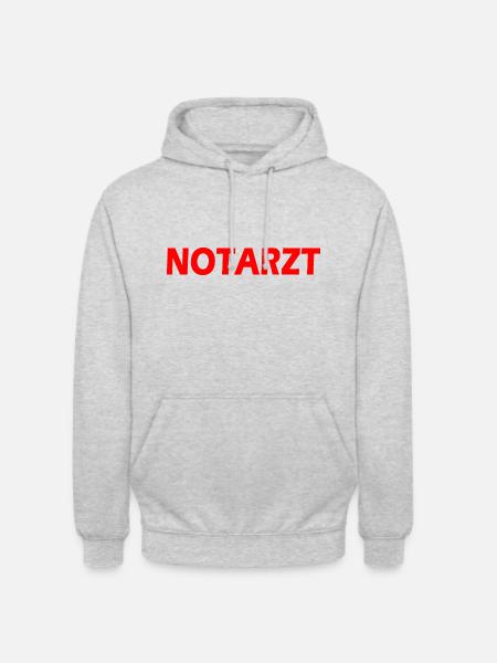Notarzt - Unisex Hoodie - light heather grey