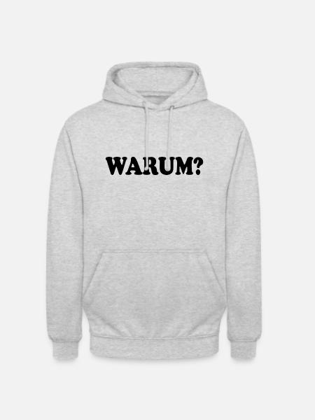 Why - Unisex Hoodie - light heather grey