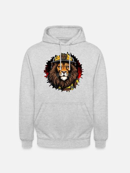 Leuven Fire Brigade - Unisex Hoodie - light heather grey