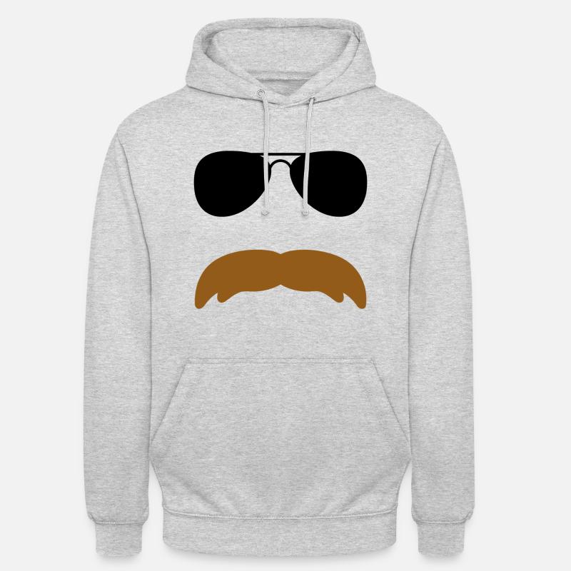 Olaf Schnörrisson - Sweat-shirt à capuche unisexe - gris clair chiné