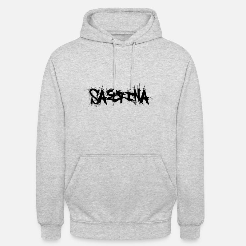 Sabrina - Sweat-shirt à capuche unisexe - gris clair chiné