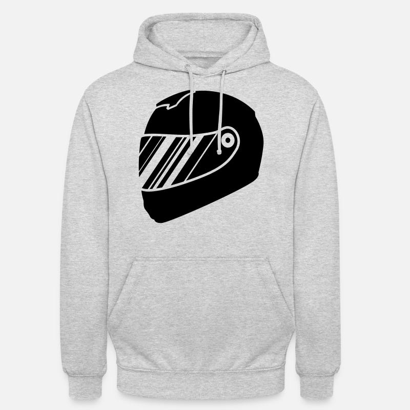 Course de barre de course - Sweat-shirt à capuche unisexe - gris clair chiné