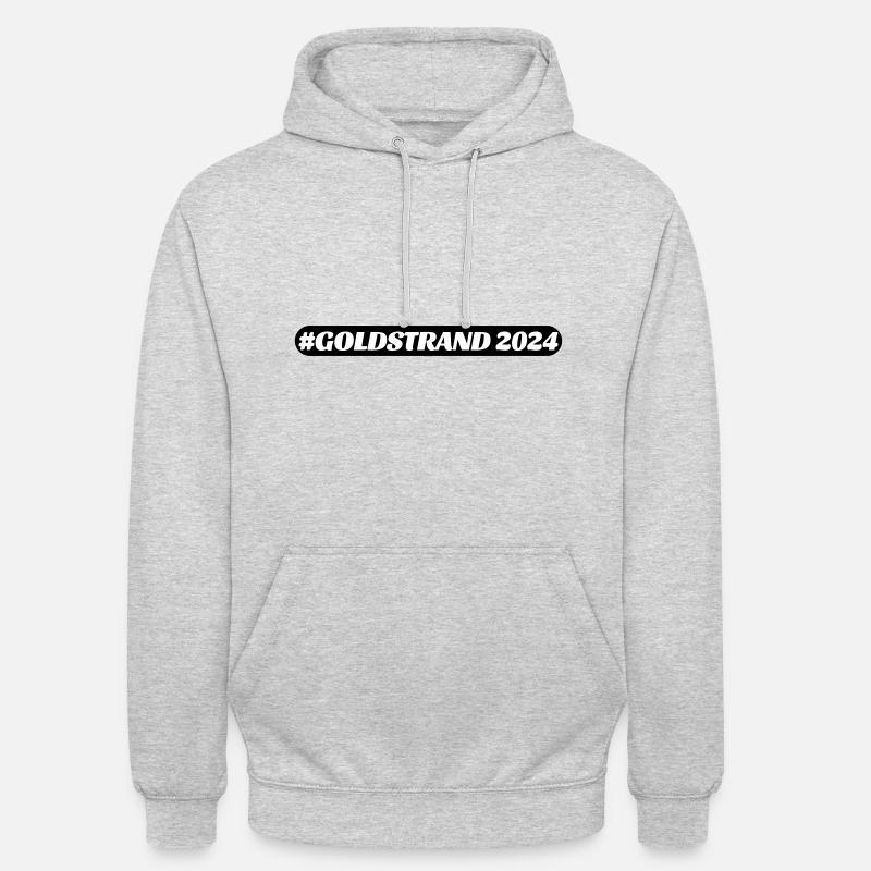 Sables d’or 2024 - Sweat-shirt à capuche unisexe - gris clair chiné