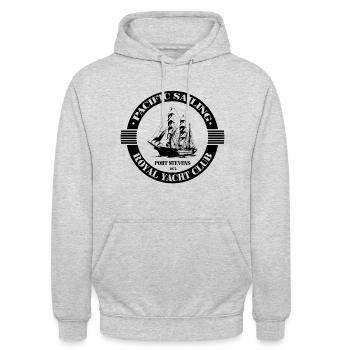 Sailing - Sailing - Sailing Ship - Maritime - Unisex Hoodie - light heather grey - Front - Alina (178cm) & Michal (187cm)