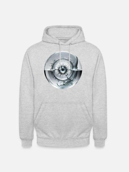 Tears in my eyes - Unisex Hoodie - Hellgrau meliert