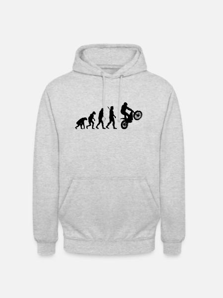 Trial - Unisex Hoodie - Hellgrau meliert