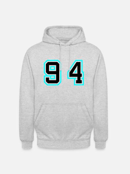 94 Number Symbol - Unisex Hoodie - light heather grey