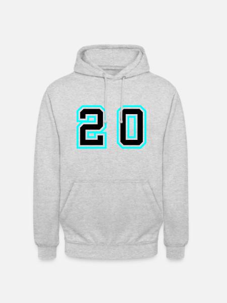 20 number symbol - Unisex Hoodie - light heather grey