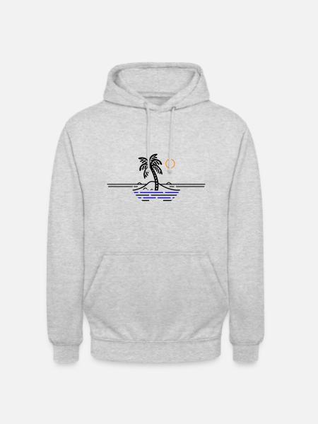 Palm Island Holidays - Unisex Hoodie - light heather grey