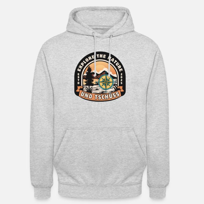 And goodbye camping fever - Unisex Hoodie - light heather grey