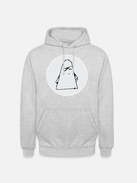Wrongmen meh - Unisex Hoodie - Hellgrau meliert