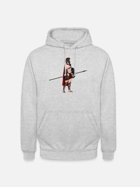 Odysseus, Ulysses, Greek mythology - Unisex Hoodie - light heather grey