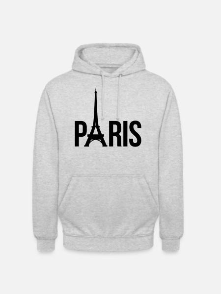 Paris - Unisex Hoodie - light heather grey