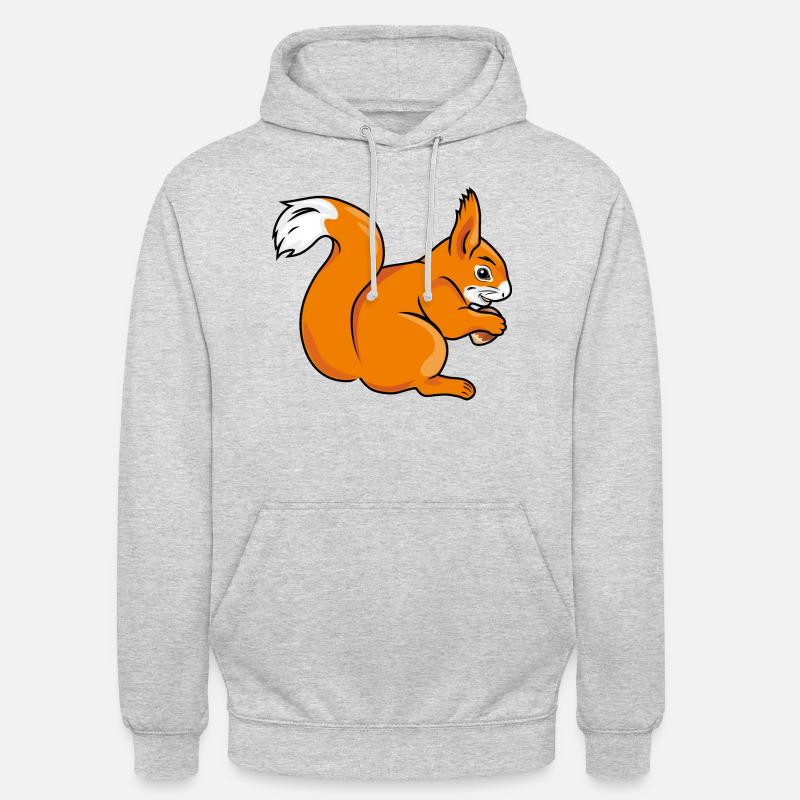 Orava - Unisex-huppari - meleerattu vaaleanharmaa