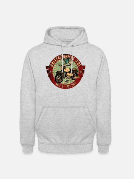 Simson SR4-4 Habicht - Unisex Hoodie - Hellgrau meliert