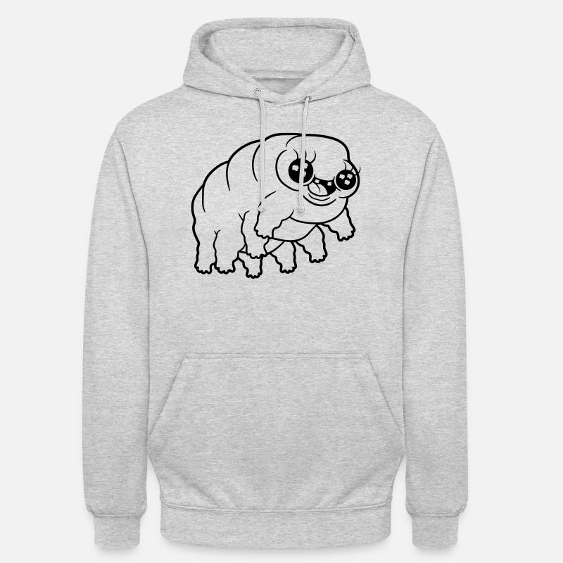 Kleines Wasserbaer Baertierchen - Unisex Hoodie - Hellgrau meliert
