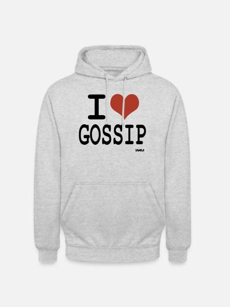 i love gossip - Unisex Hoodie - light heather grey