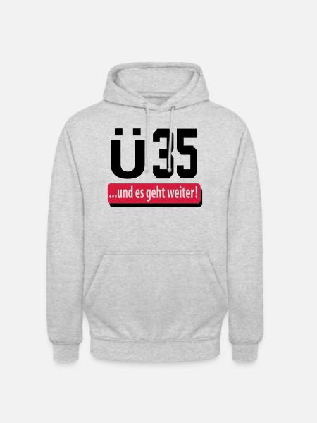 und_es_geht_weiter_35 - Unisex Hoodie - light heather grey