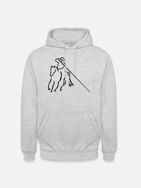 Garrocha - Unisex Hoodie - Hellgrau meliert